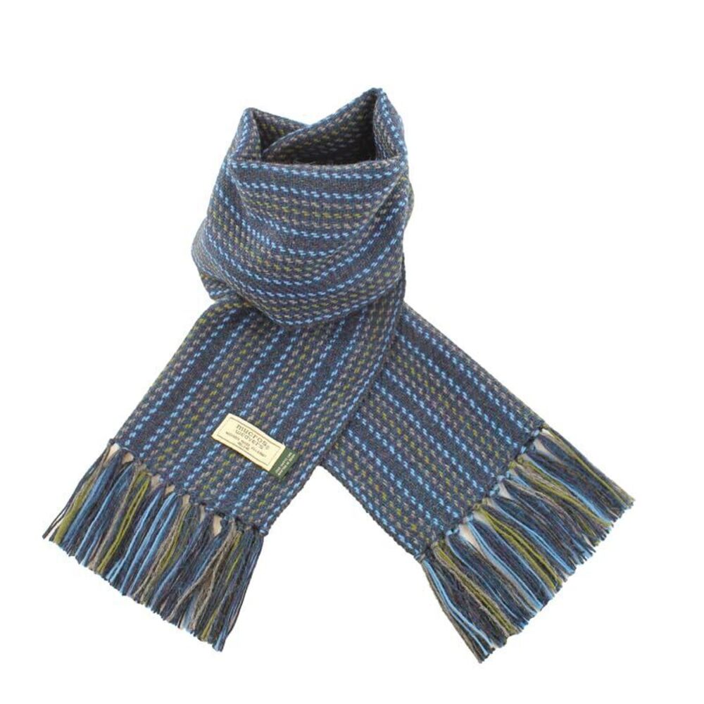 8625 Alpaca Wool Scarf, 12 x 68 inches with 4-inch Fringe, Made in Ireland